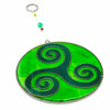 Green Triskelion Suncatcher-Home Décor-Siesta Crafts