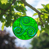 Green Triskelion Suncatcher