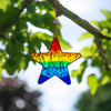 Rainbow Star Suncatcher