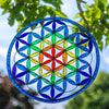 Giant Flower of Life Suncatcher