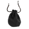 Black Faux Suede Bag