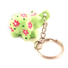 Mini Painted Elephant Keyring