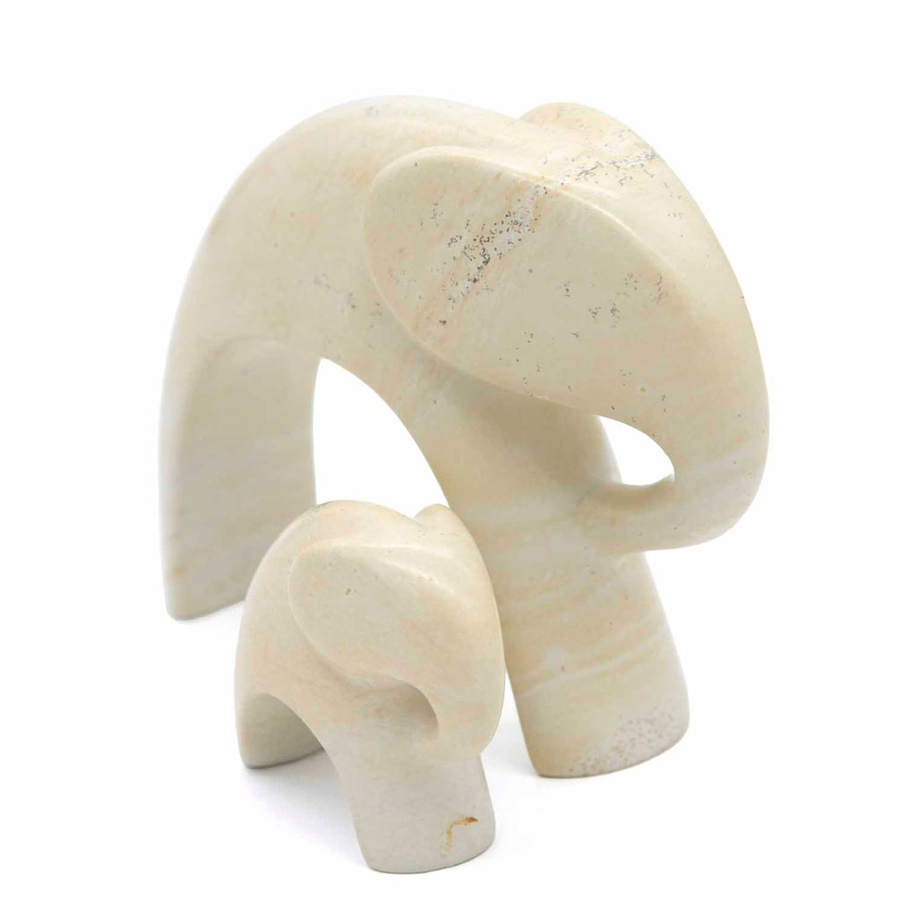 Mother and Baby Elephant-Ornaments & Figurines-Siesta Crafts