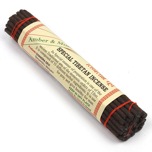 Amber and Musk Incense-Tibetan Incense-Siesta Crafts