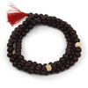 Dark Wood Mallah Beads