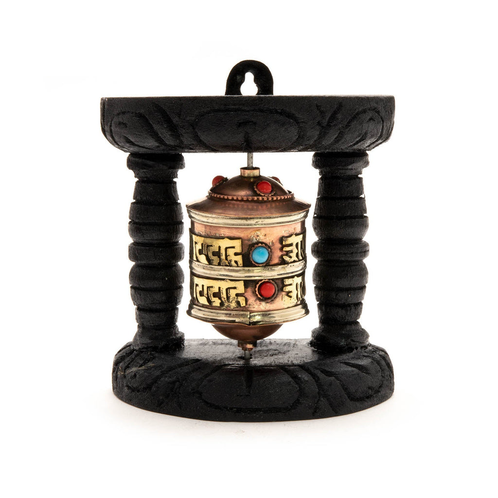 Wall Mounted Prayer Wheel Single