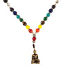 Lava Bead and Chakra Buddha Mallah Beads