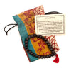 Wrist Mallah in Recycled Sari Pouch