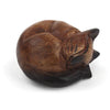 Small Curled Cat-Ornaments & Figurines-Siesta Crafts