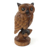 Carved Owl on Branch-Ornaments & Figurines-Siesta Crafts