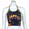 Moon Phases Design Halter Neck Top