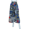 Patchwork Wide Leg Trousers