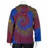 Tie Dye Button Hoodie