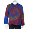 Tie Dye Button Hoodie-Jumpers, Hoodies & Cardigans-Siesta Crafts