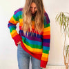 Rainbow Stripy Jumper