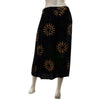 Black Sun Button Skirt