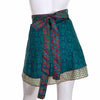 Recycled Sari Mini Wrap Skirt