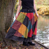 Patch Stonewash Skirt