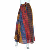 Solar Stripe Wrap Skirt