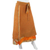 Recycled Sari Reversible Wrap Skirt-Skirts-Siesta Crafts