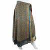 Recycled Sari Reversible Wrap Skirt