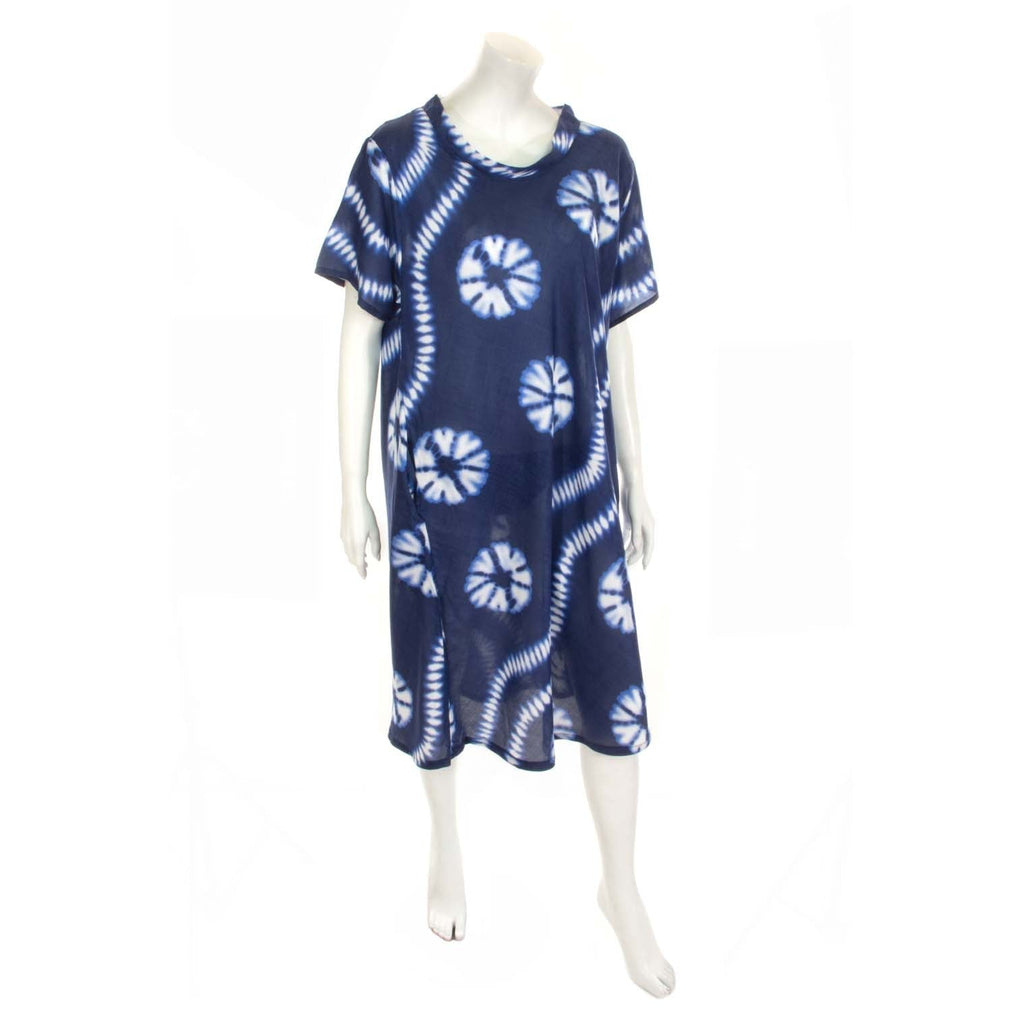 Tie Dye Indigo Dress