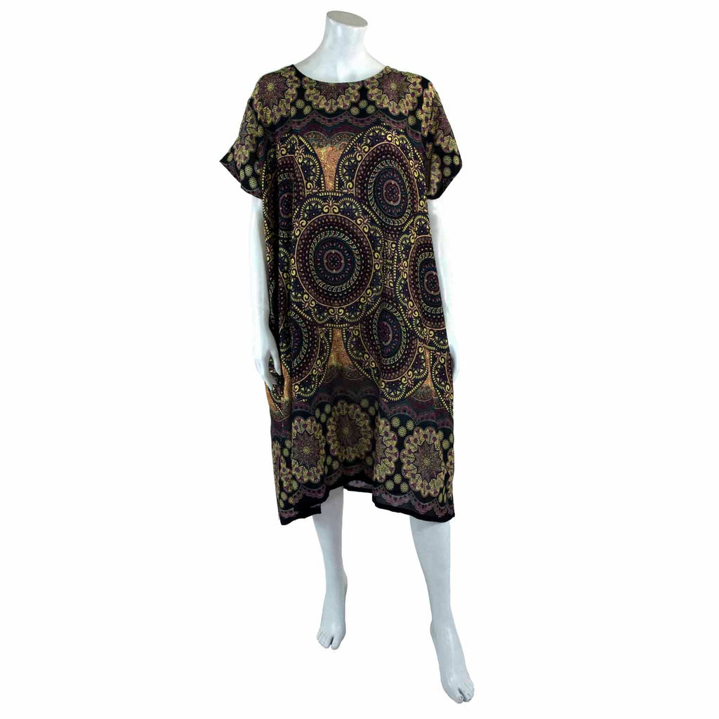 Thai Rose Shift Dress