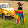 Rainbow Hanky Hem Dress