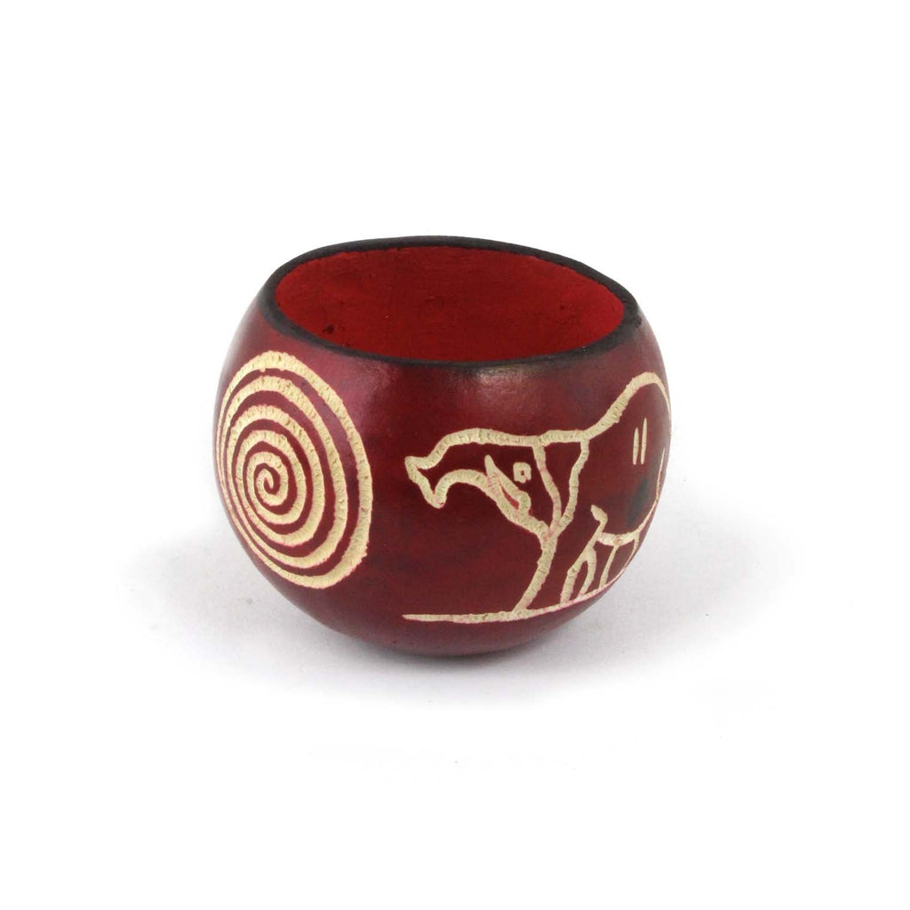 Kenyan Animal Engraved Pot-Home Décor-Siesta Crafts