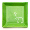 Trunk Up Elephant Soapstone Tray