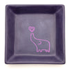 Trunk Up Elephant Soapstone Tray