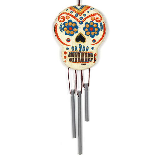 Candy Skull Chime-Garden & Outdoors-Siesta Crafts