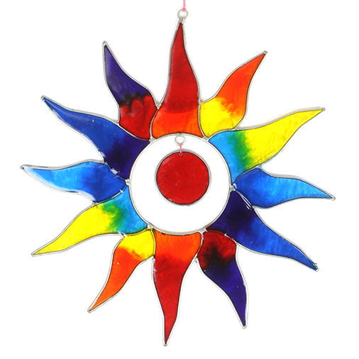 Rainbow Sun Suncatcher-Home Décor-Siesta Crafts