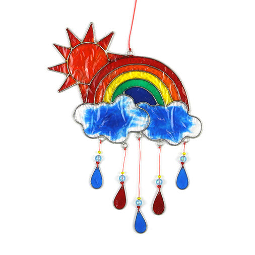 Sun and Rainbow Suncatcher-Home Décor-Siesta Crafts