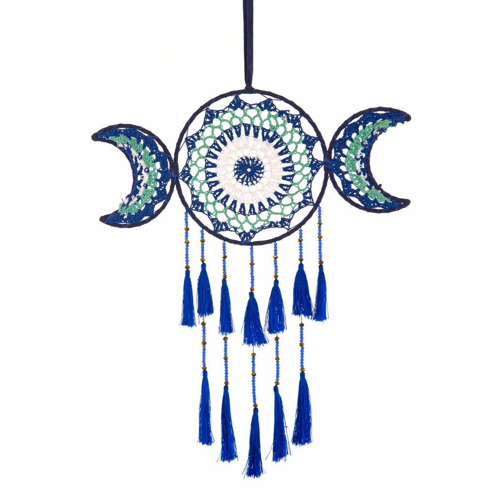 Crochet Triple Goddess Dreamcatcher