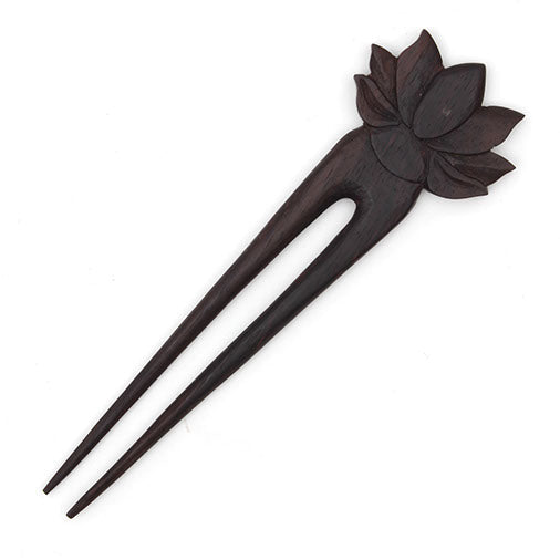 Lotus Design Hair Fork-Hair Accessories-Siesta Crafts