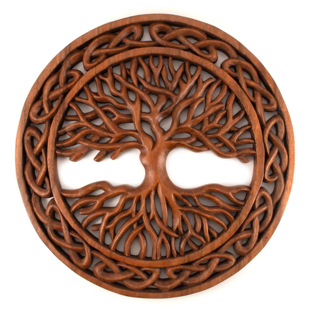 Intricate Tree Knot Plaque-Home Décor-Siesta Crafts