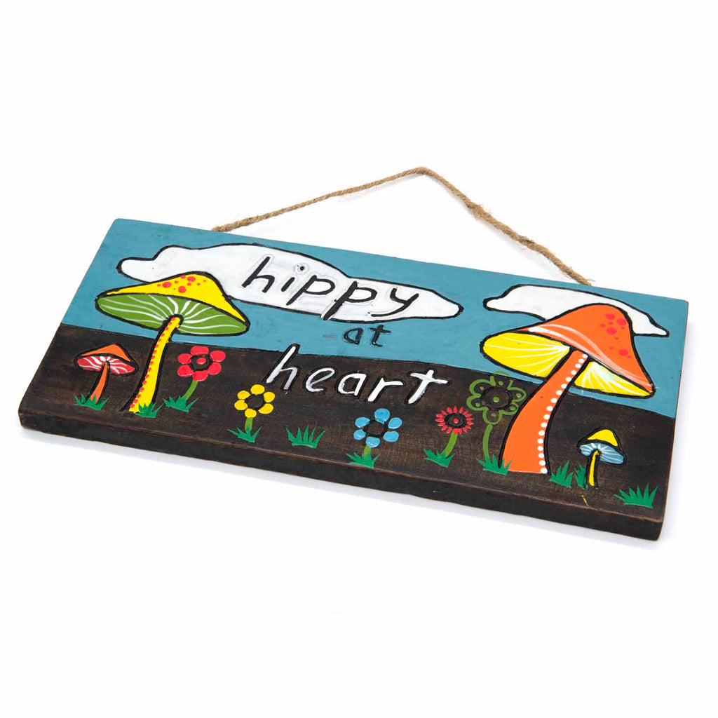 Hippy At Heart Plaque-Home Décor-Siesta Crafts