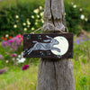 Dark Hare and Moon Plaque