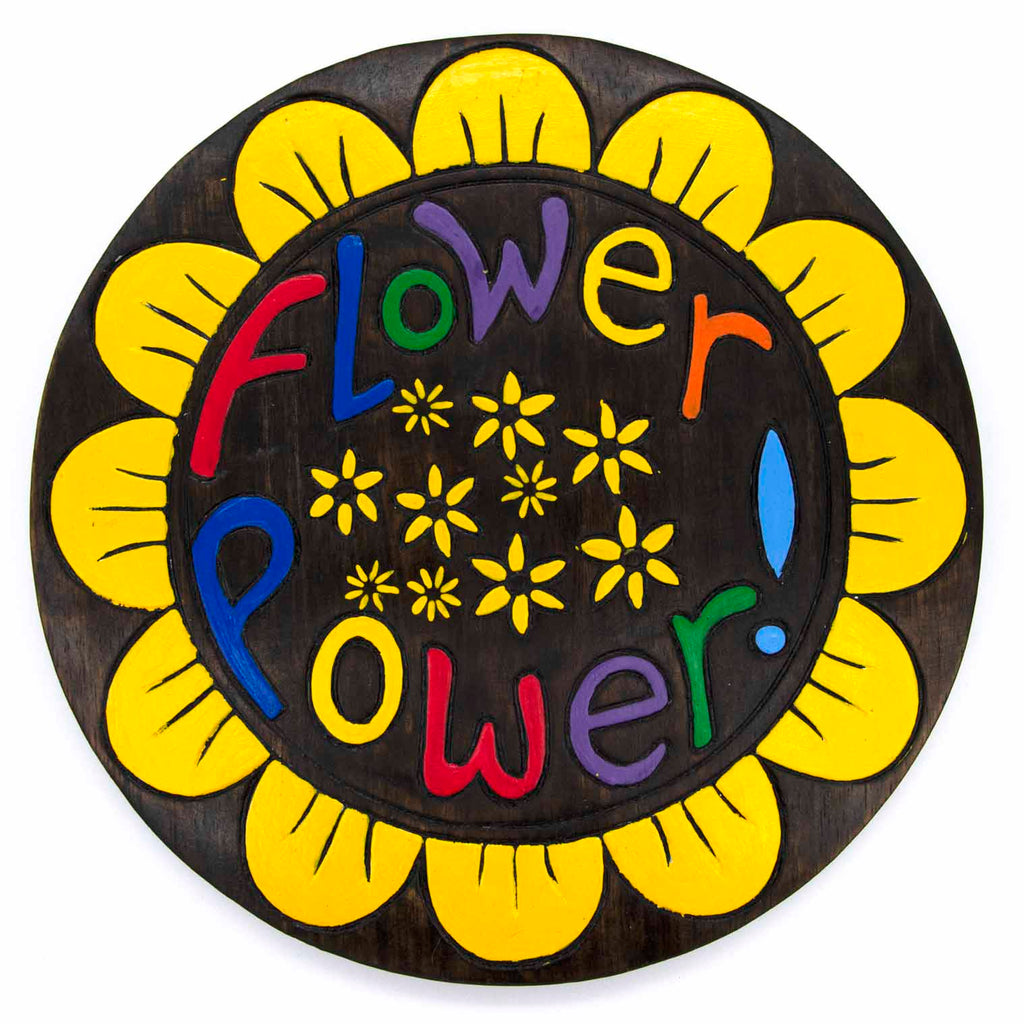 Flower Power Plaque-Home Décor-Siesta Crafts