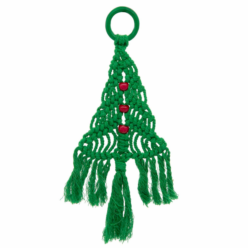 Macrame Christmas Tree Hanging