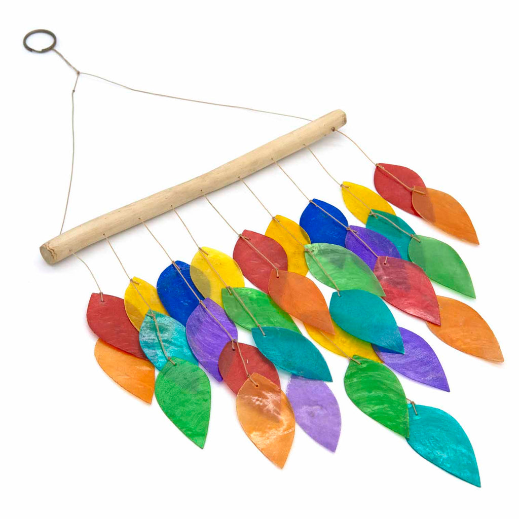 Rainbow Shell Chime-Garden & Outdoors-Siesta Crafts