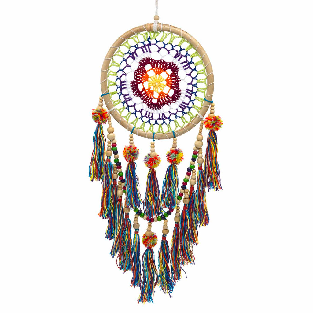 Pom Pom Dreamcatcher-Home Décor-Siesta Crafts