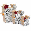 Set of Chickens-Ornaments & Figurines-Siesta Crafts