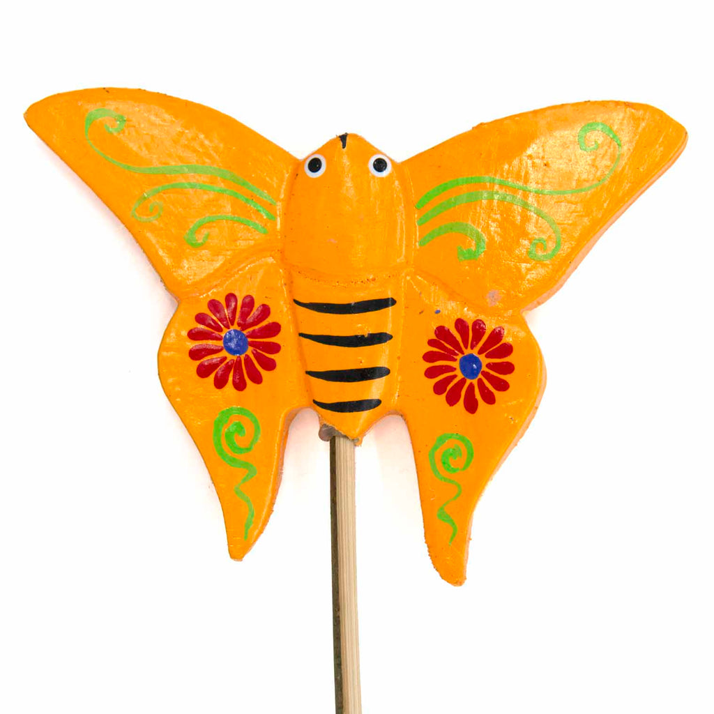 Butterfly Stick Garden Ornament-Ornaments & Figurines-Siesta Crafts