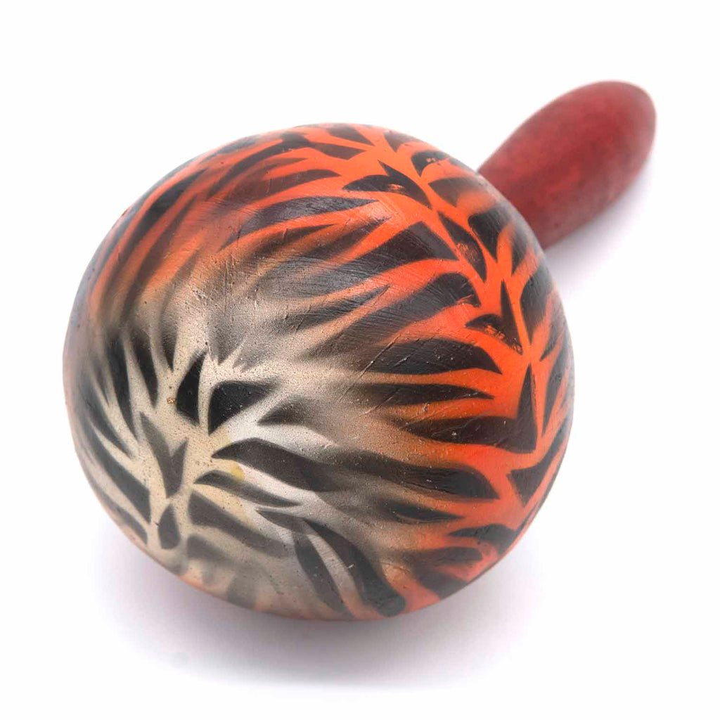 Tiger Painted Maraca-Shakers-Siesta Crafts