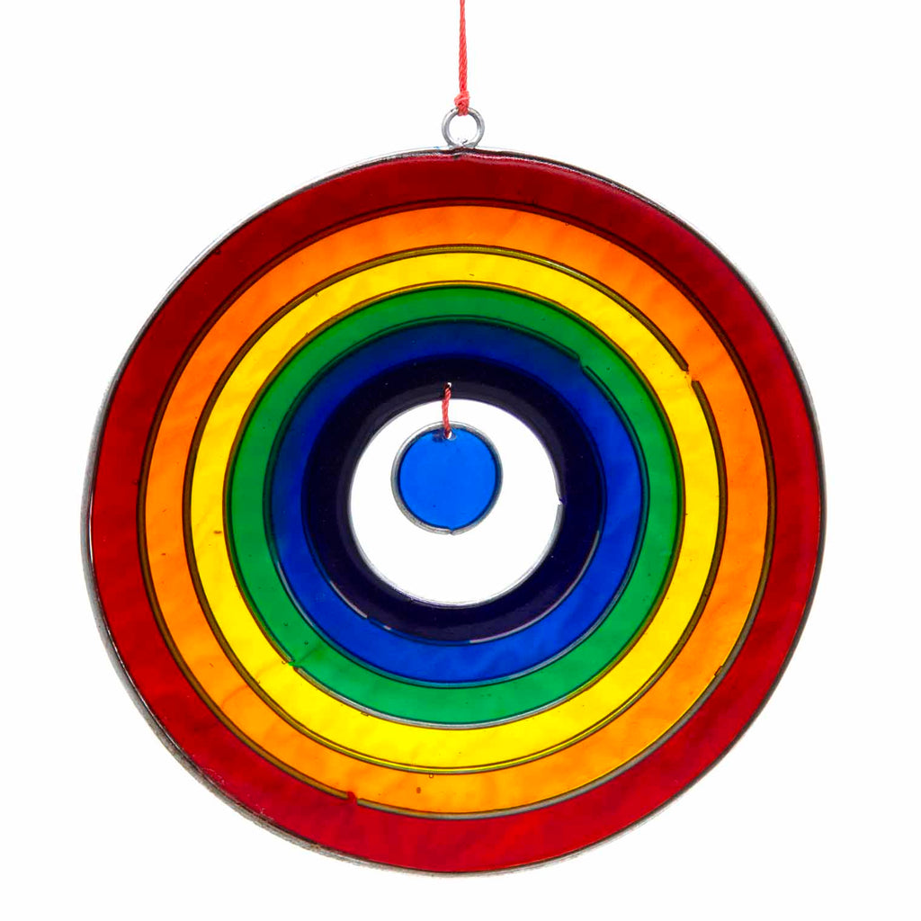 Round Rainbow Suncatcher-Home Décor-Siesta Crafts