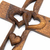 Cross with Interlocking Hearts-Christianity-Siesta Crafts