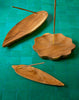 Large Wooden Leaf Incense Holder