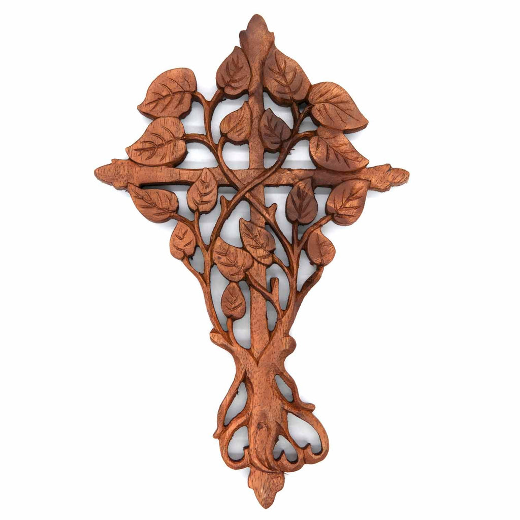 Ornate Leaf Cross